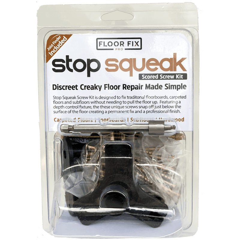 Laden Sie das Bild in Galerie -Viewer, Stop Squeak Repair Kit - Fix Creaky Wood and Carpeted Floors - Floor Fix Pro Squeaky Floor Repair