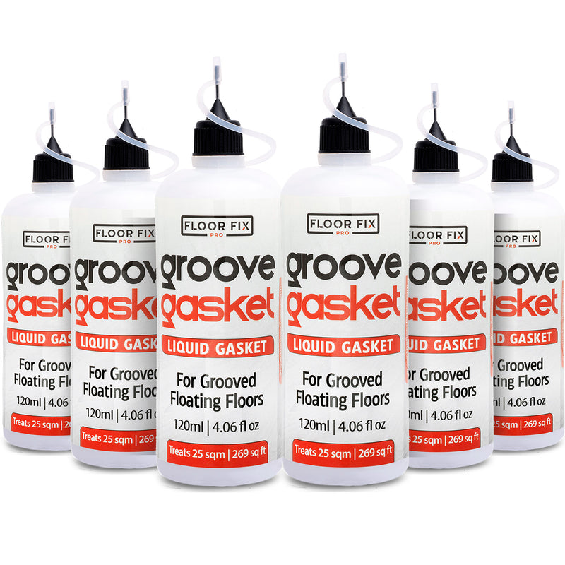 Laden Sie das Bild in Galerie -Viewer, Groove Gasket  - Liquid Gasket for Squeaky Click System Floors - Floor Fix Pro Squeaky Floor Repair Products
