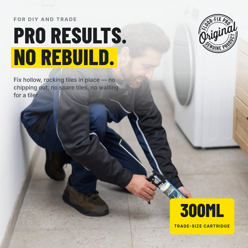 Laden Sie das Bild in Galerie -Viewer, Fixing loose floor tiles with Injectafix Pro 300ml: pro results with no rebuild

