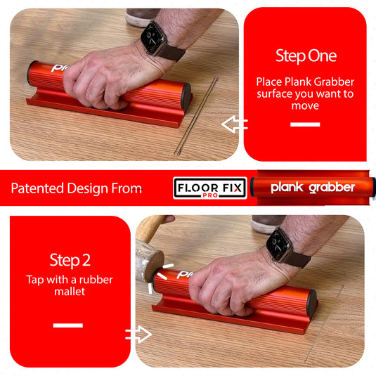 Plank Grabber  - Fix Gaps and Move Planks & Tiles With Ease - Floor Fix Pro Flooring Tools
