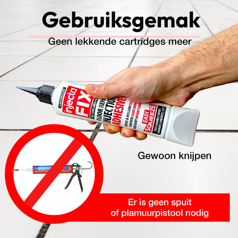 Laden Sie das Bild in Galerie -Viewer, Injectafix Easy Squeeze 300ml - Floor Fix Pro Loose Tile &amp; Hollow Floor Adhesive
